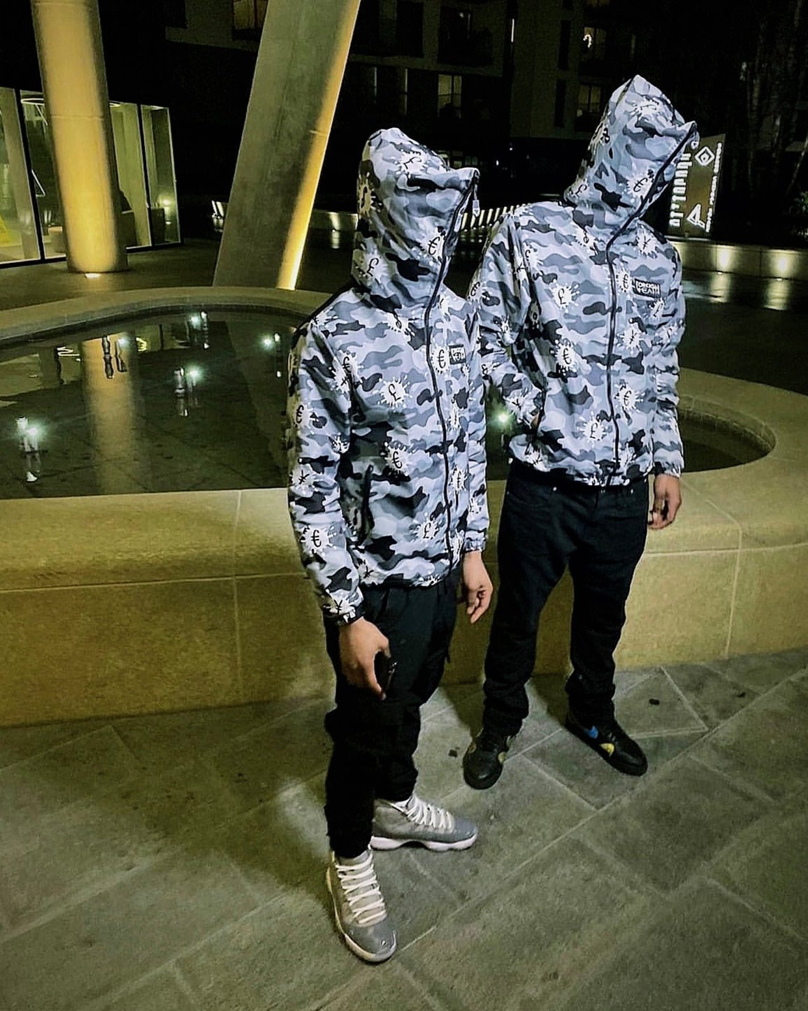 Grey Cash Splash Full Zip