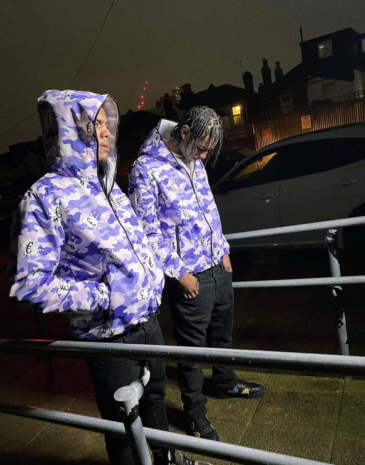 Purple Cash Splash Full Zip