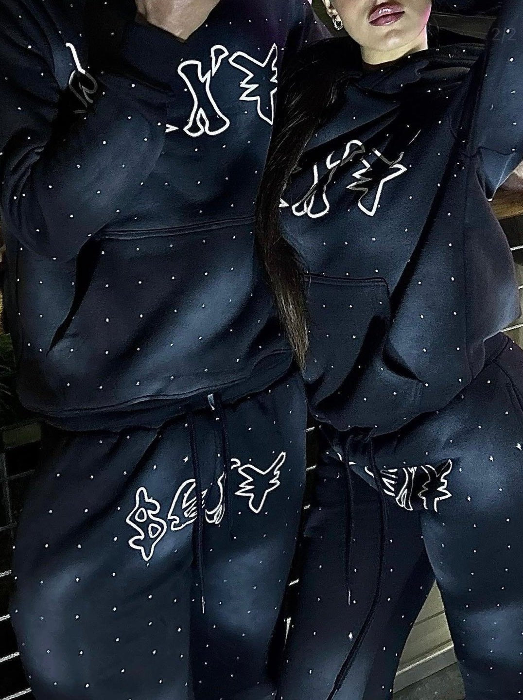 Star-Studded $€X¥ hoodie