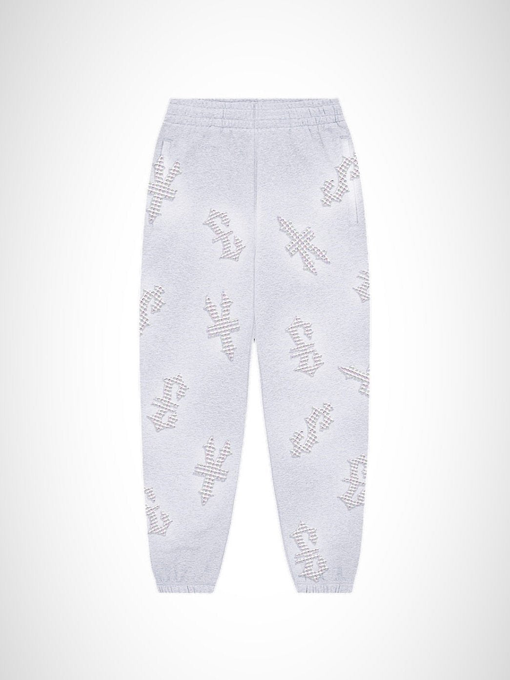 Ice Grey Star-Studded Millionaire Sweats