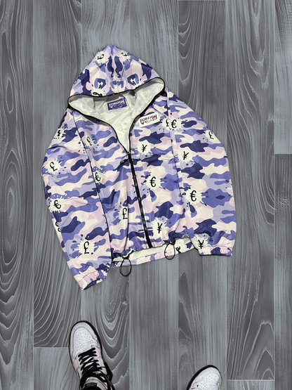 Purple Cash Splash Full Zip