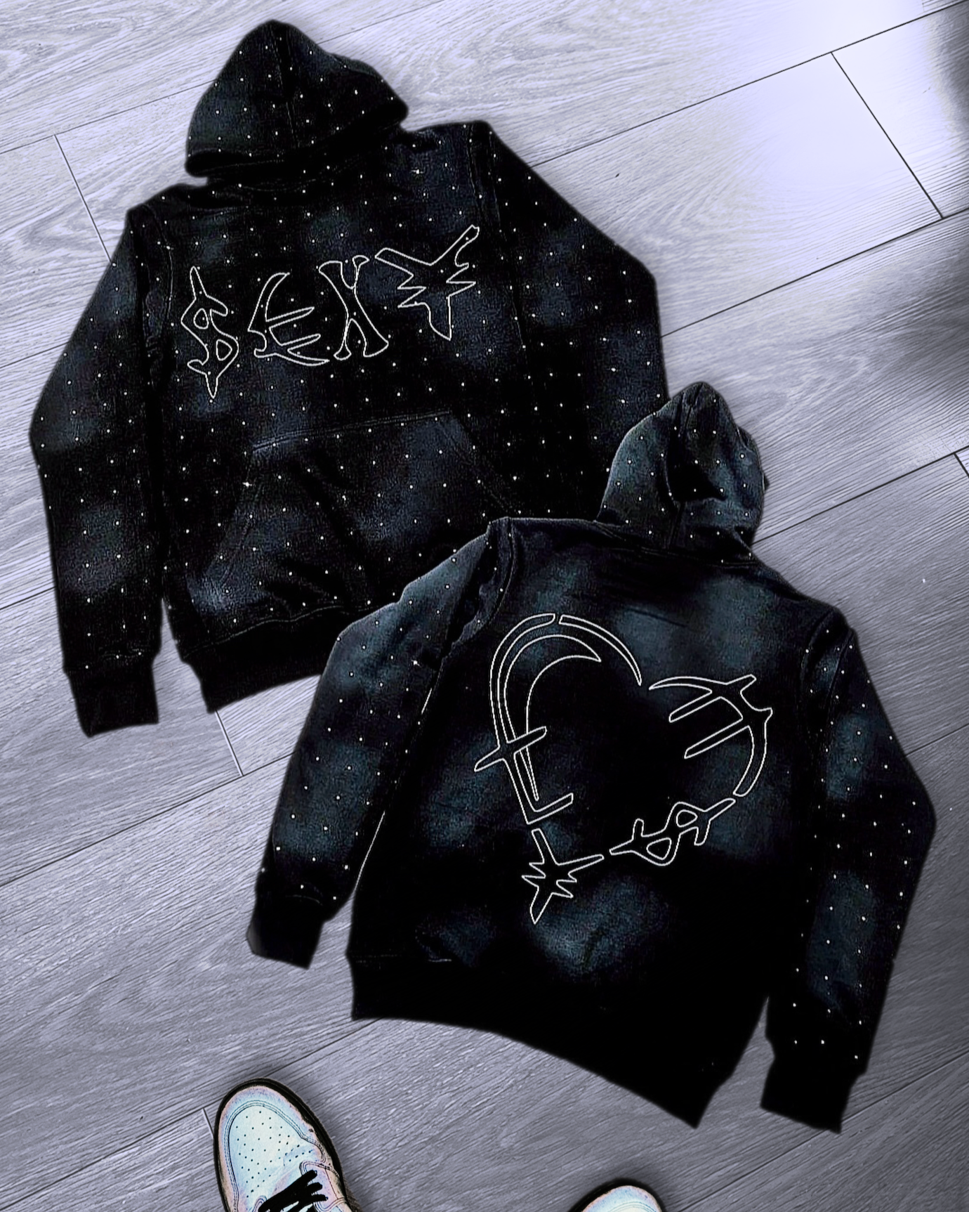 Star-Studded $€X¥ hoodie